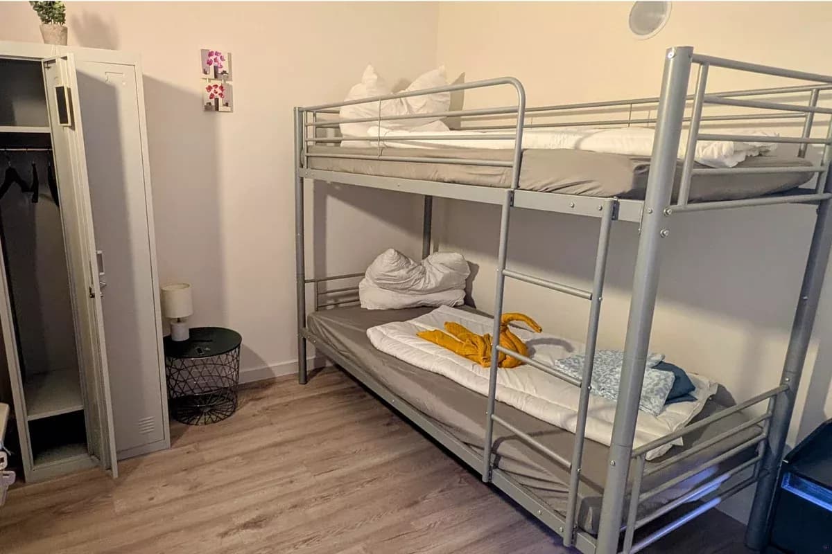 Hostel bedroom